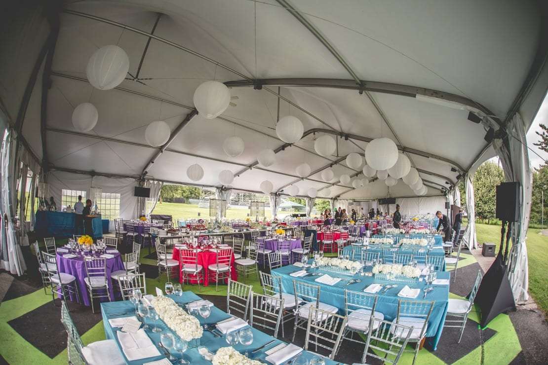 The Mann Center wedding tent Philadelphia wedding photographer
