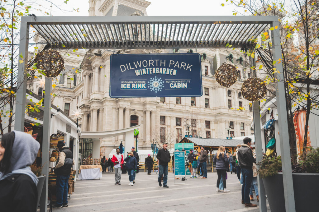 holiday things to do Philadelphia holiday must see dilworth park