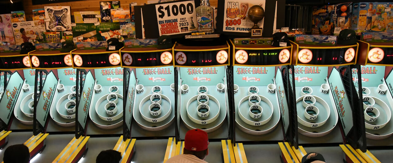 Philadelphia video production NJ skeeball competition