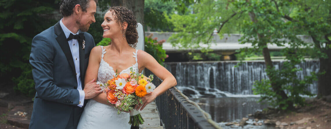 Wedding photos around New Hope PA photographer